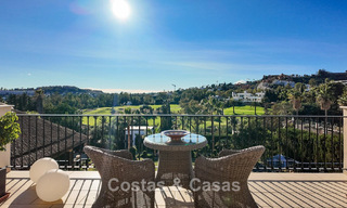 Spacious Mediterranean villa with green fairway views for sale in a privileged golf setting in Nueva Andalucia’s valley, Marbella 778195 