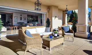 Spacious Mediterranean villa with green fairway views for sale in a privileged golf setting in Nueva Andalucia’s valley, Marbella 778196 