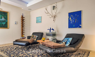 Spacious Mediterranean villa with green fairway views for sale in a privileged golf setting in Nueva Andalucia’s valley, Marbella 778198 