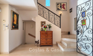 Spacious Mediterranean villa with green fairway views for sale in a privileged golf setting in Nueva Andalucia’s valley, Marbella 778200 