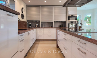 Spacious Mediterranean villa with green fairway views for sale in a privileged golf setting in Nueva Andalucia’s valley, Marbella 778203 