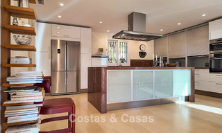 Spacious Mediterranean villa with green fairway views for sale in a privileged golf setting in Nueva Andalucia’s valley, Marbella 778204 