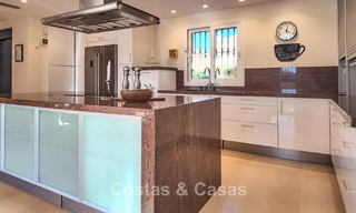 Spacious Mediterranean villa with green fairway views for sale in a privileged golf setting in Nueva Andalucia’s valley, Marbella 778205 