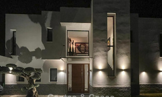Modern 4 bedroom detached villa for sale beachside on the New Golden Mile between Marbella and Estepona 778224 