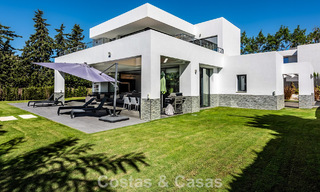Modern 4 bedroom detached villa for sale beachside on the New Golden Mile between Marbella and Estepona 778228 