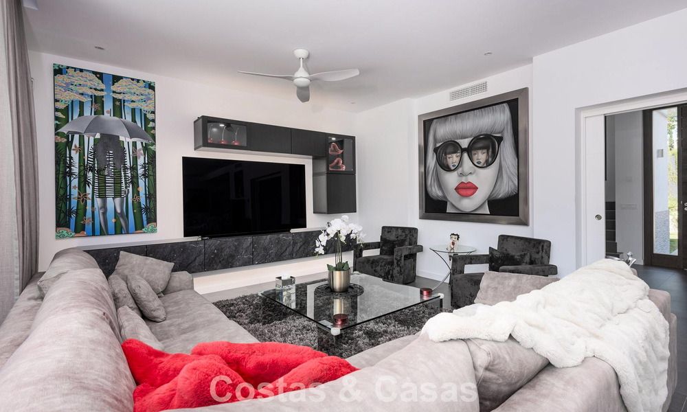 Modern 4 bedroom detached villa for sale beachside on the New Golden Mile between Marbella and Estepona 778237