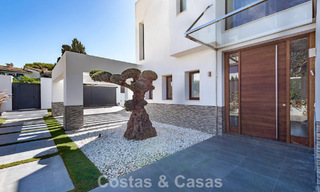 Modern 4 bedroom detached villa for sale beachside on the New Golden Mile between Marbella and Estepona 778240 