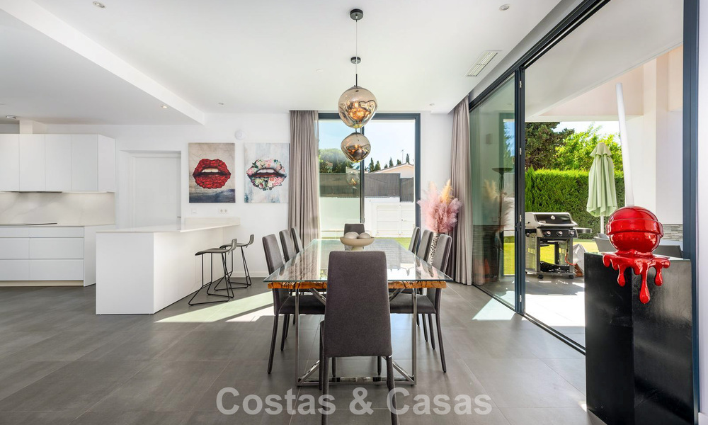 Modern 4 bedroom detached villa for sale beachside on the New Golden Mile between Marbella and Estepona 778241