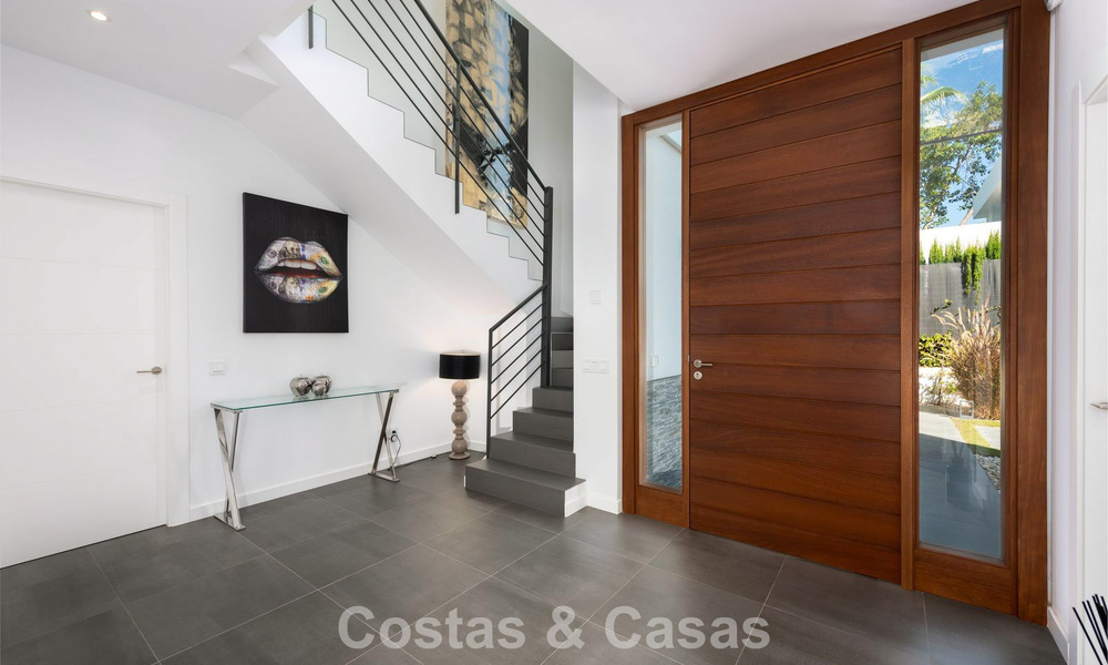 Modern 4 bedroom detached villa for sale beachside on the New Golden Mile between Marbella and Estepona 778244