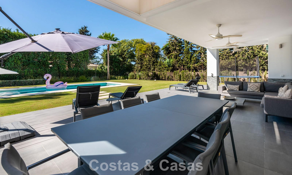 Modern 4 bedroom detached villa for sale beachside on the New Golden Mile between Marbella and Estepona 778246