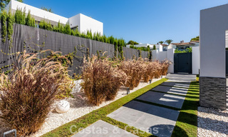 Modern 4 bedroom detached villa for sale beachside on the New Golden Mile between Marbella and Estepona 778248 