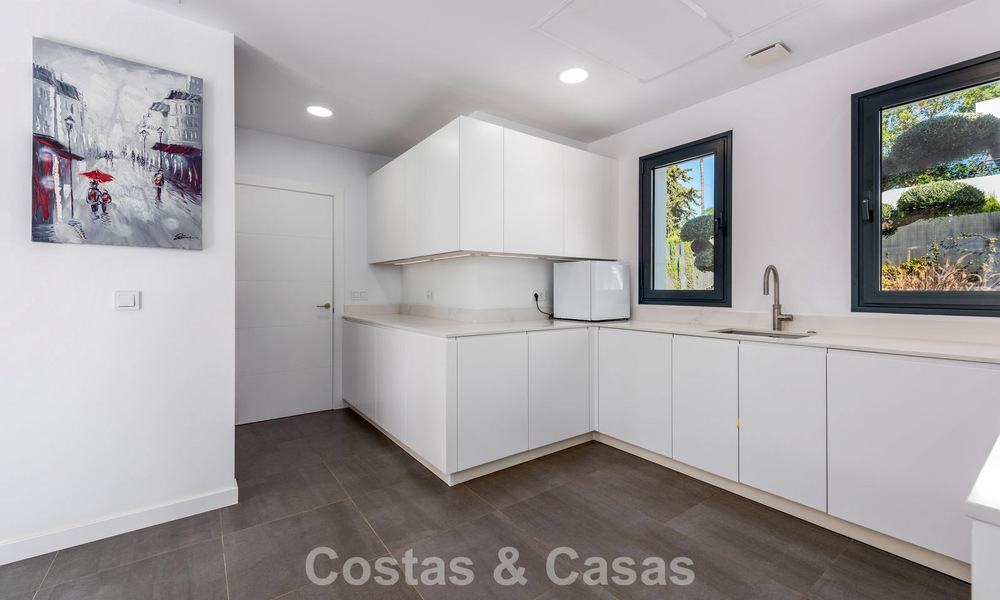 Modern 4 bedroom detached villa for sale beachside on the New Golden Mile between Marbella and Estepona 778253