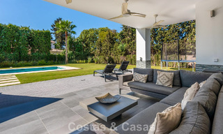 Modern 4 bedroom detached villa for sale beachside on the New Golden Mile between Marbella and Estepona 778255 