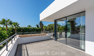 Modern 4 bedroom detached villa for sale beachside on the New Golden Mile between Marbella and Estepona 778269 