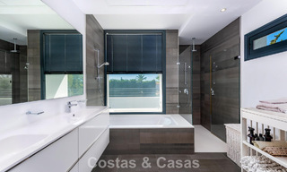 Modern 4 bedroom detached villa for sale beachside on the New Golden Mile between Marbella and Estepona 778277 
