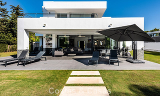Modern 4 bedroom detached villa for sale beachside on the New Golden Mile between Marbella and Estepona 778278 