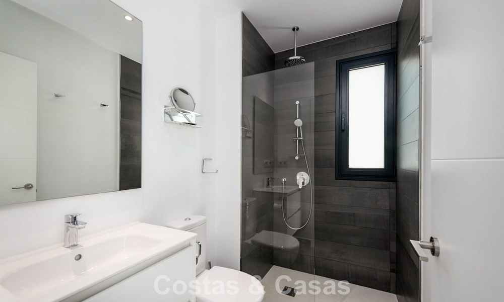 Modern 4 bedroom detached villa for sale beachside on the New Golden Mile between Marbella and Estepona 778281