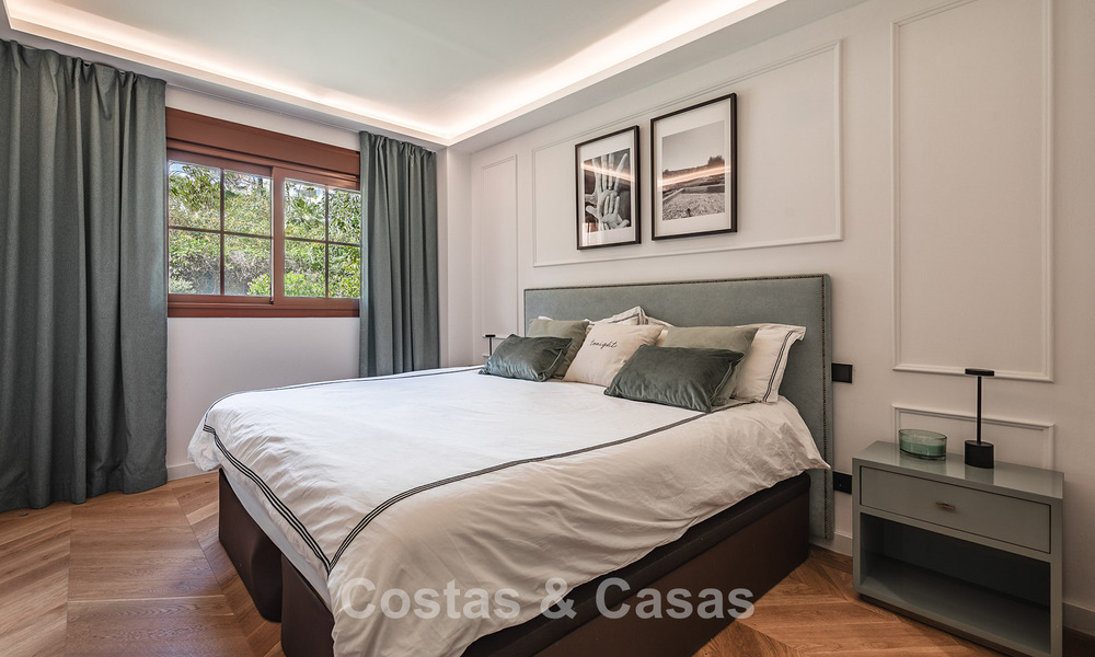 Fully renovated 3-bedroom garden apartment for sale in a luxury complex in Marbella - Benahavis 778516