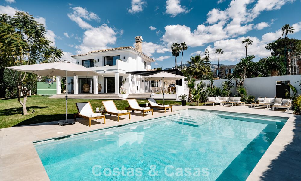 Renovated villa for sale in a modern, Andalusian style in Nueva Andalucia, Marbella 778569