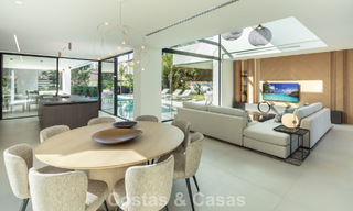 Sleek luxury villa for sale surrounded by golf courses in Nueva Andalucia’s valley, Marbella 778783 