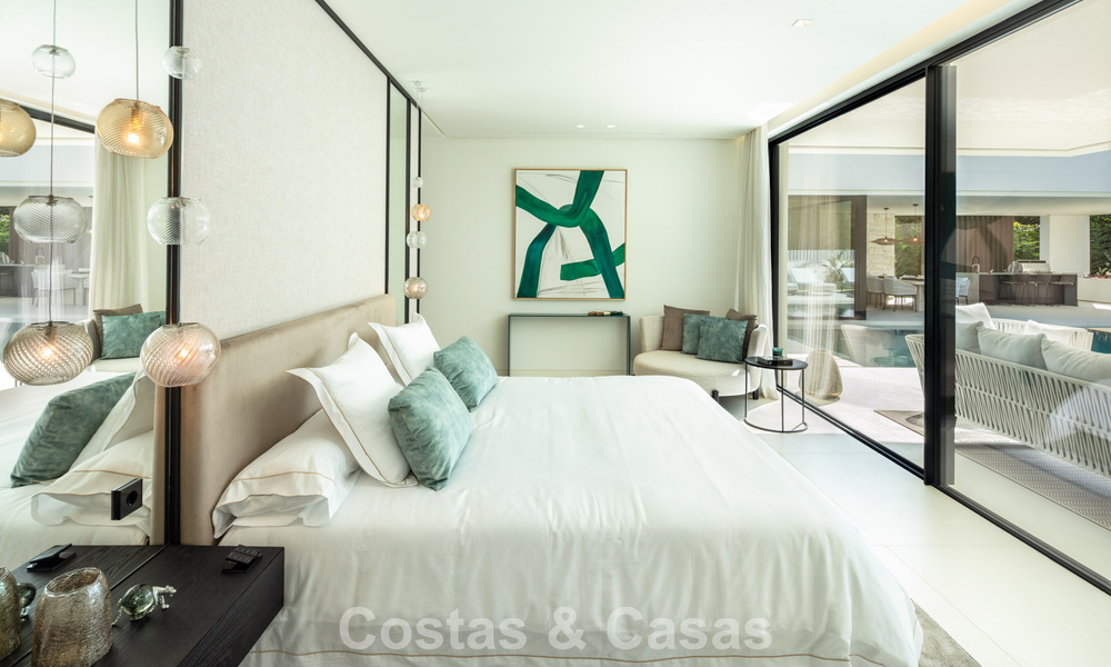 Sleek luxury villa for sale surrounded by golf courses in Nueva Andalucia’s valley, Marbella 778786