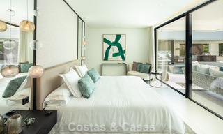 Sleek luxury villa for sale surrounded by golf courses in Nueva Andalucia’s valley, Marbella 778786 
