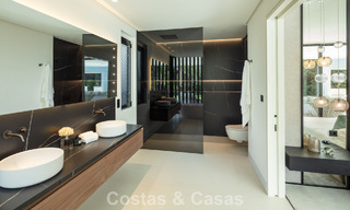 Sleek luxury villa for sale surrounded by golf courses in Nueva Andalucia’s valley, Marbella 778788 