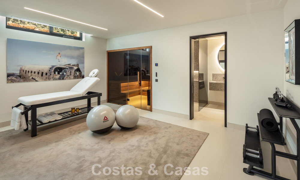 Sleek luxury villa for sale surrounded by golf courses in Nueva Andalucia’s valley, Marbella 778794