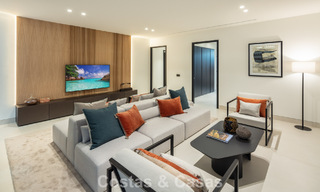 Sleek luxury villa for sale surrounded by golf courses in Nueva Andalucia’s valley, Marbella 778795 