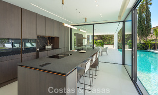 Sleek luxury villa for sale surrounded by golf courses in Nueva Andalucia’s valley, Marbella 778799 