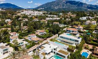 Sleek luxury villa for sale surrounded by golf courses in Nueva Andalucia’s valley, Marbella 778805 