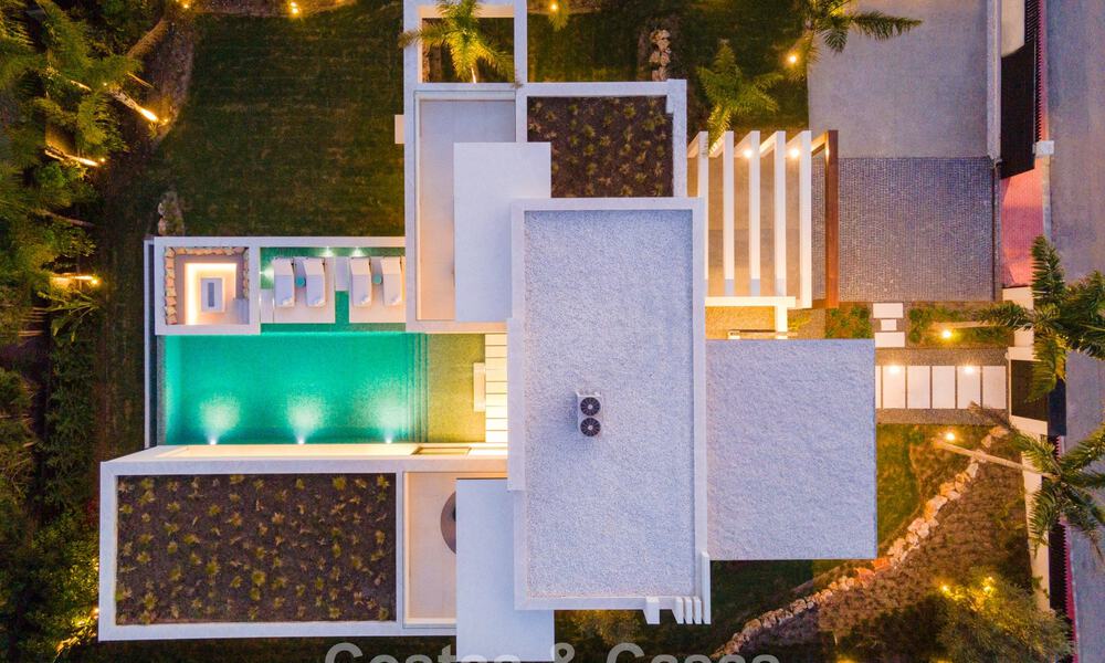 Sleek luxury villa for sale surrounded by golf courses in Nueva Andalucia’s valley, Marbella 778808