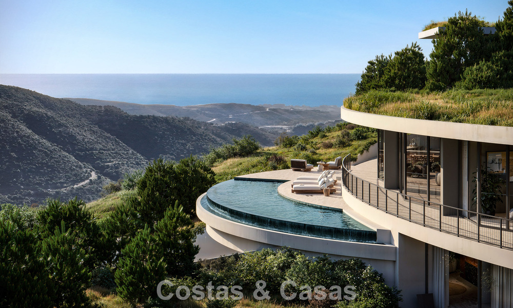 Impressive world-class designer villa for sale with panoramic sea views in the hills of Marbella - Benahavis 778574