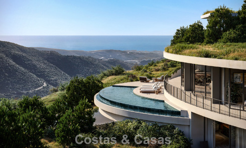 Impressive world-class designer villa for sale with panoramic sea views in the hills of Marbella - Benahavis 778574