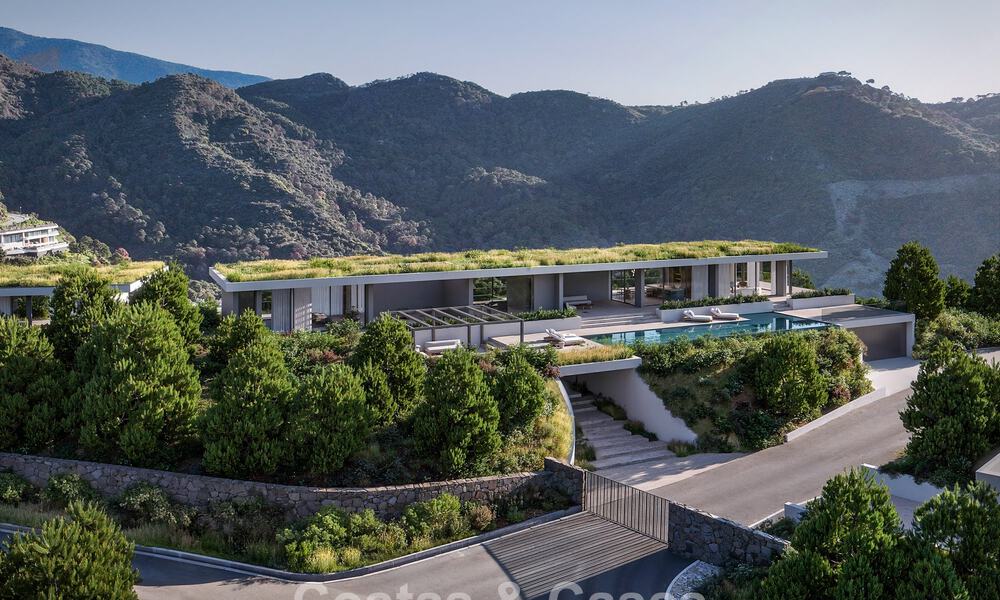 Innovative design villa for sale, nestled in a natural environment, in a gated community of Marbella - Benahavis 778576