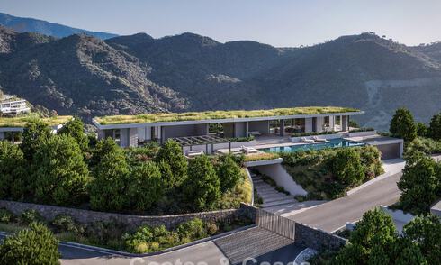 Innovative design villa for sale, nestled in a natural environment, in a gated community of Marbella - Benahavis 778576