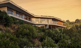 Innovative off-plan villa with panoramic views for sale in a gated resort in Marbella - Benahavis 778580 