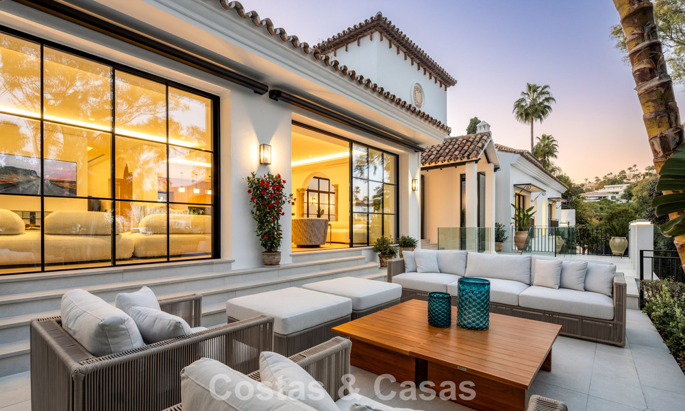 Stunning luxury villa for sale in contemporary Mediterranean architecture in a golf resort, Marbella - Benahavis 778431