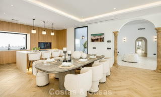 Stunning luxury villa for sale in contemporary Mediterranean architecture in a golf resort, Marbella - Benahavis 778438 