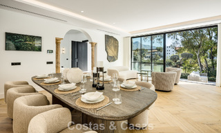 Stunning luxury villa for sale in contemporary Mediterranean architecture in a golf resort, Marbella - Benahavis 778440 