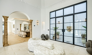 Stunning luxury villa for sale in contemporary Mediterranean architecture in a golf resort, Marbella - Benahavis 778442 