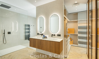 Stunning luxury villa for sale in contemporary Mediterranean architecture in a golf resort, Marbella - Benahavis 778444 