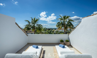 Beautifully renovated duplex penthouse for sale in an exclusive complex on Marbella’s prestigious Golden Mile 778624 
