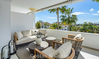 Beautifully renovated duplex penthouse for sale in an exclusive complex on Marbella’s prestigious Golden Mile 778642 