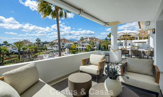 Beautifully renovated duplex penthouse for sale in an exclusive complex on Marbella’s prestigious Golden Mile 778643 