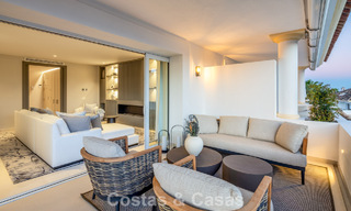 Beautifully renovated duplex penthouse for sale in an exclusive complex on Marbella’s prestigious Golden Mile 778645 