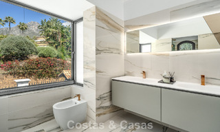 Refined luxury villa in modern Mediterranean style for sale with sea views in a gated complex on Marbella's Golden Mile 778768 