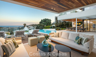 Sophisticated, new, luxury villa with panoramic sea views for sale in a gated community of La Quinta, Marbella - Benahavis 778723 
