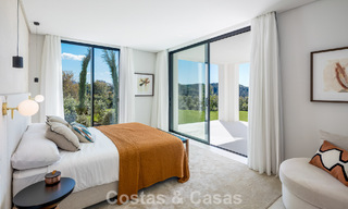 Sophisticated, new, luxury villa with panoramic sea views for sale in a gated community of La Quinta, Marbella - Benahavis 800525 