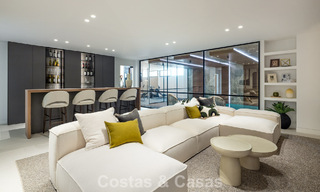 Sophisticated, new, luxury villa with panoramic sea views for sale in a gated community of La Quinta, Marbella - Benahavis 800544 